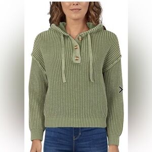 Natural reflections Knit Hoodie Sweater size XL